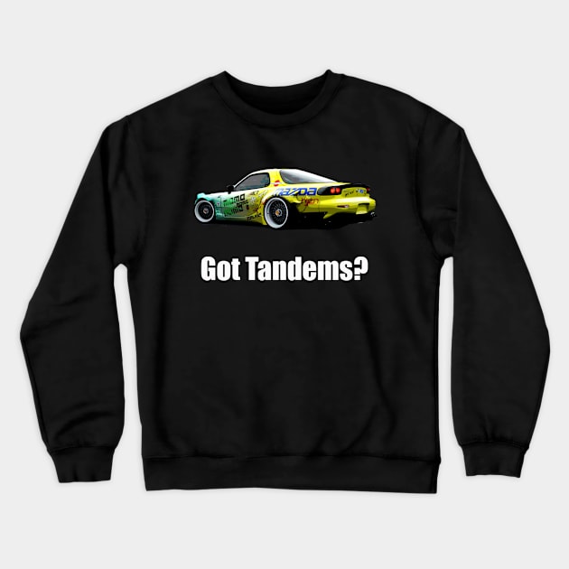 Got Tandems RX-7 Crewneck Sweatshirt by RodeoEmpire